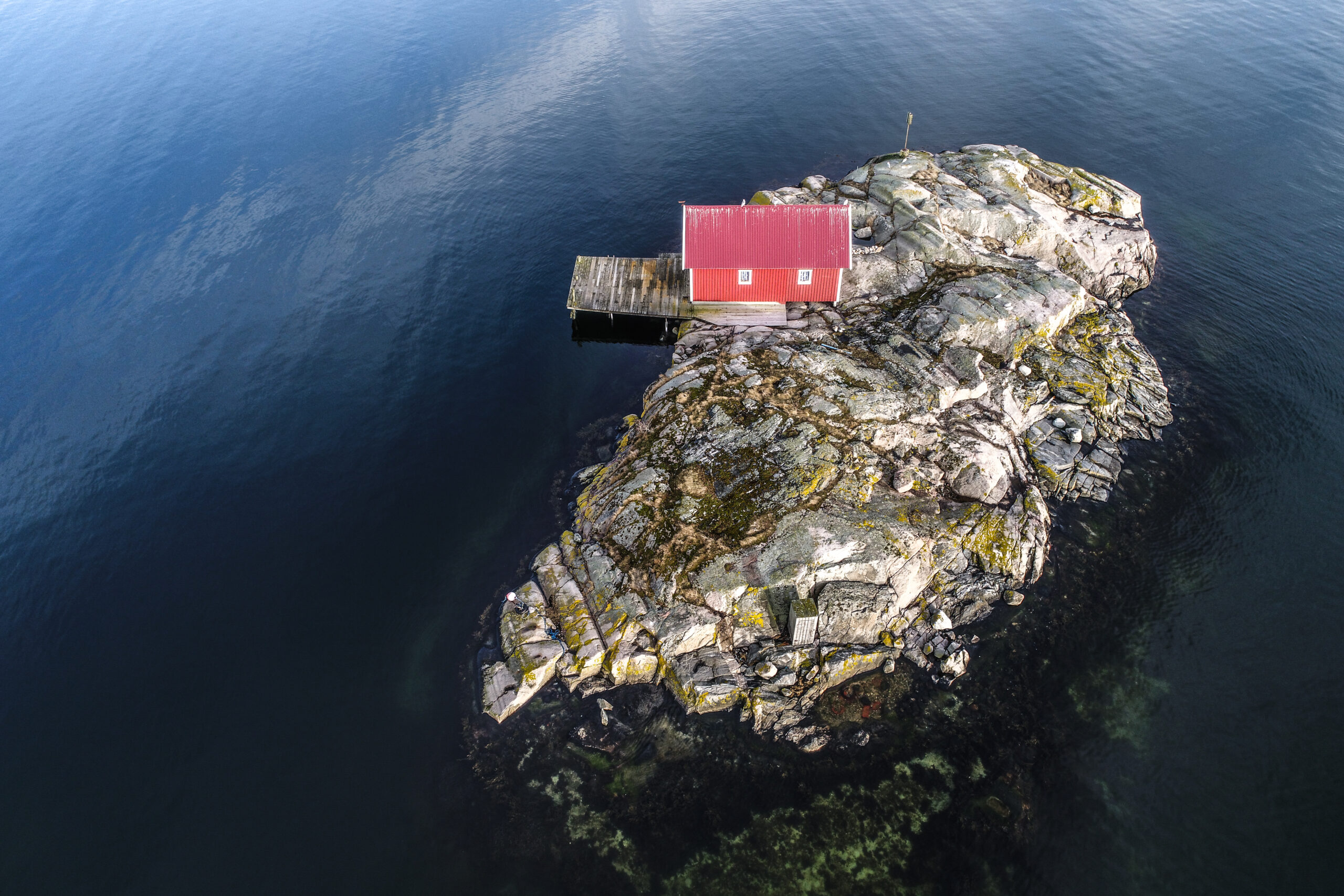 Grönemad, sjöbod